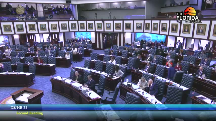Rep. Porras, February 25, 2026: codifying a decision that was made by a local municipality